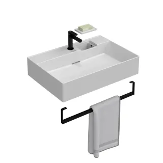 Полотенцедержатель Kerama Marazzi Logica LO.trl.70\BLK.M 70 см с крепежом чёрный матовый